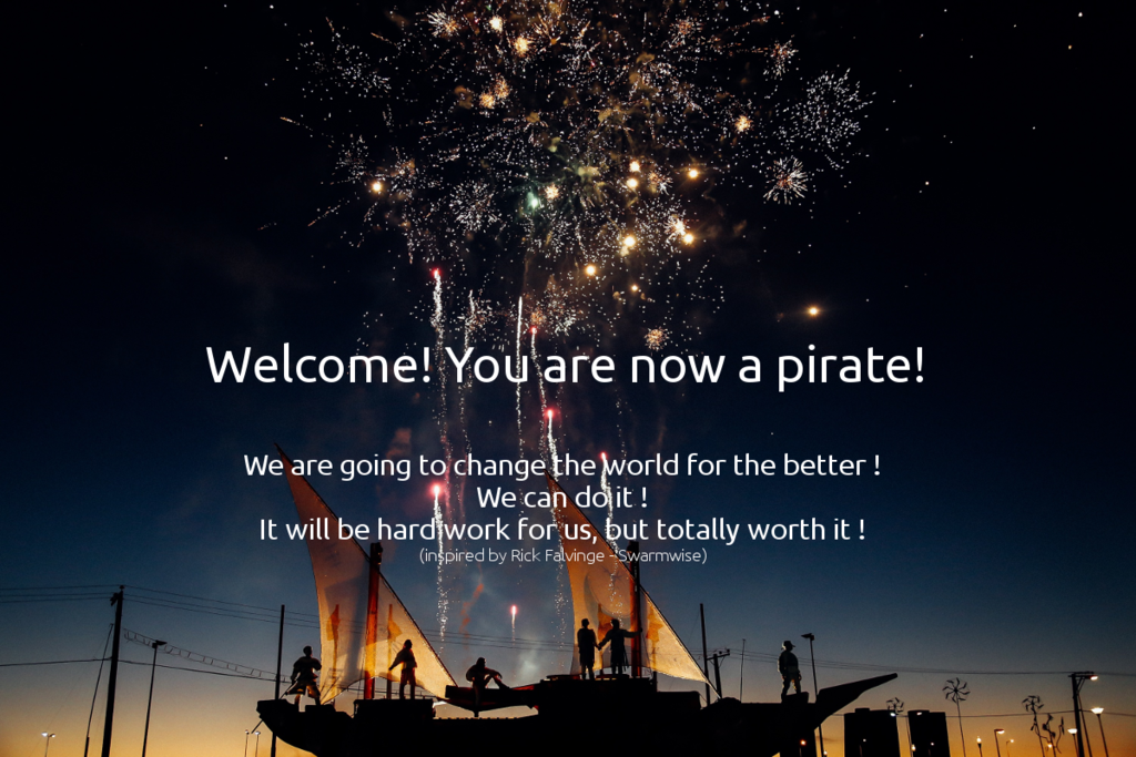 welcome, you are now a pirate!